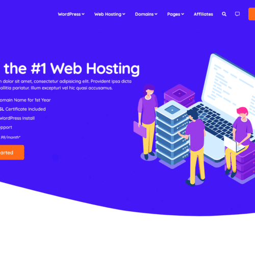 Hostbit – Domain & Hosting Sağlayıcı HTML Şablonu