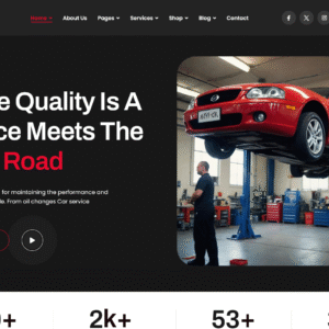 Crank – Oto Tamir & Araç Servis HTML5 Şablonu